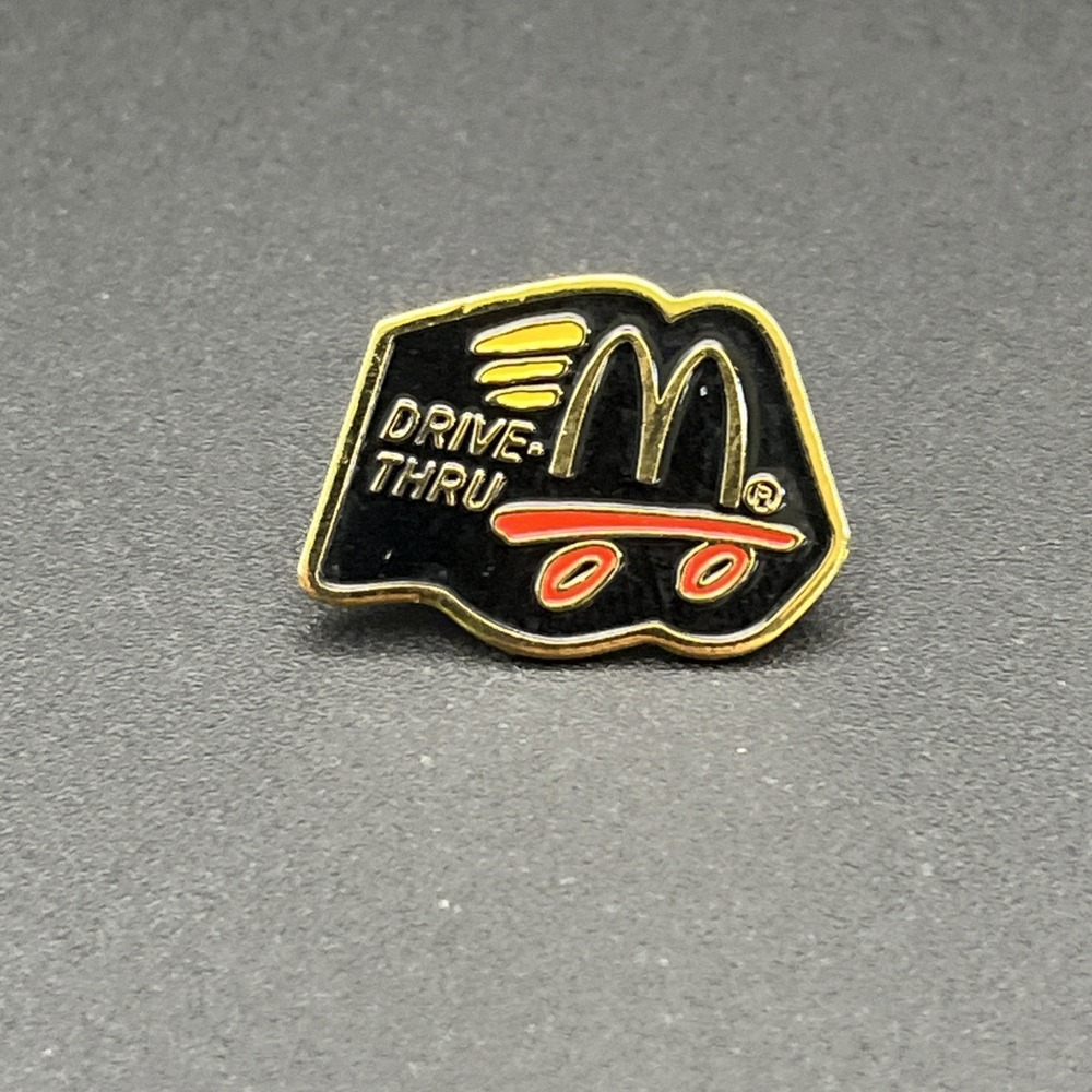 McDonald's Drive-Thru Employee Lapel Hat Pin‎